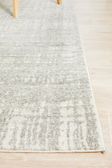 Ashley Abstract Modern Silver Grey Transitional Rug