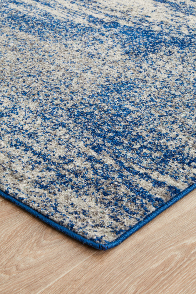 Casandra Dunescape Modern Blue Grey Transitional Rug