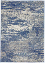 Casandra Dunescape Modern Blue Grey Transitional Rug