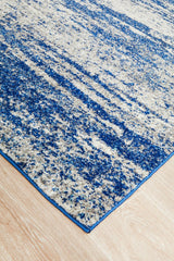 Casandra Dunescape Modern Blue Grey Transitional Rug