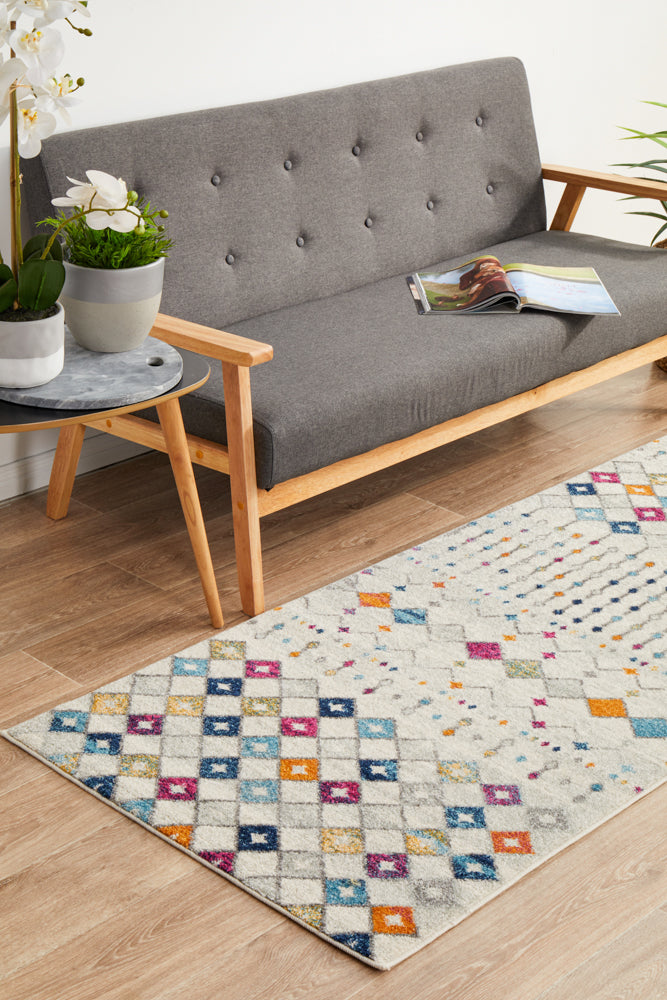 Peggy Tribal Morrocan Style Multi Transitional Rug