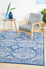 Gwyneth Stunning Transitional Navy Rug