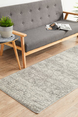 Gwyneth Stunning Transitional Silver Rug