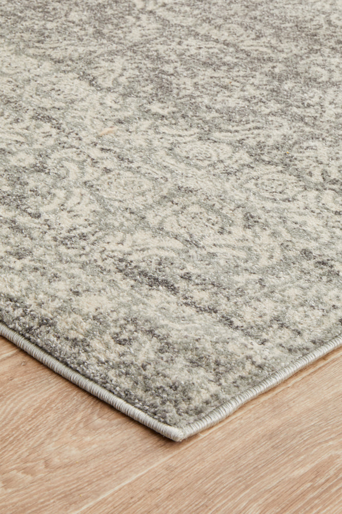 Gwyneth Stunning Transitional Silver Rug