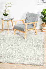 Gwyneth Stunning Transitional Silver Rug