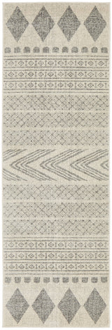 Adani Modern Tribal Design Grey Transitional Rug