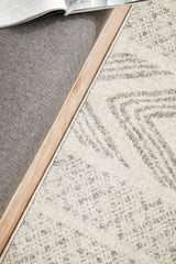 Adani Modern Tribal Design Grey Transitional Rug