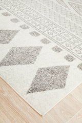 Adani Modern Tribal Design Grey Transitional Rug