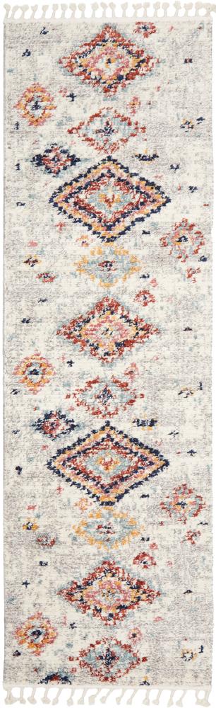 Tarfaya Moroccan Inspired Berber Silver Rug