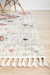 Tarfaya Moroccan Inspired Berber Silver Rug