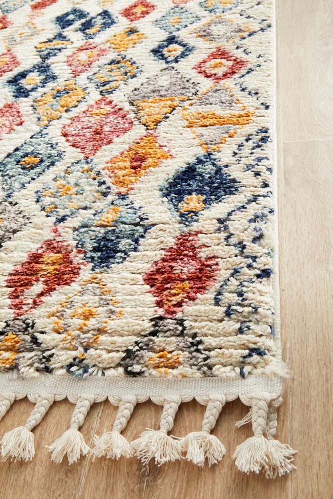 Tarfaya Moroccan Inspired Berber Multi Tribal Rug