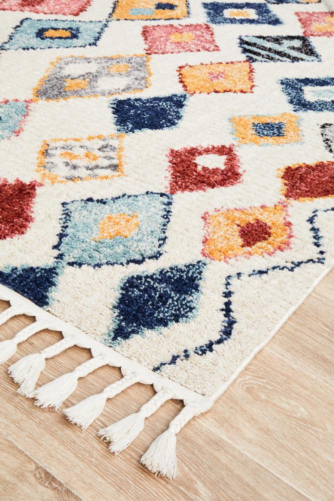 Tarfaya Moroccan Inspired Berber Multi Tribal Rug