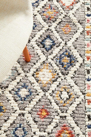 Tarfaya Moroccan Inspired Berber Grey Rug