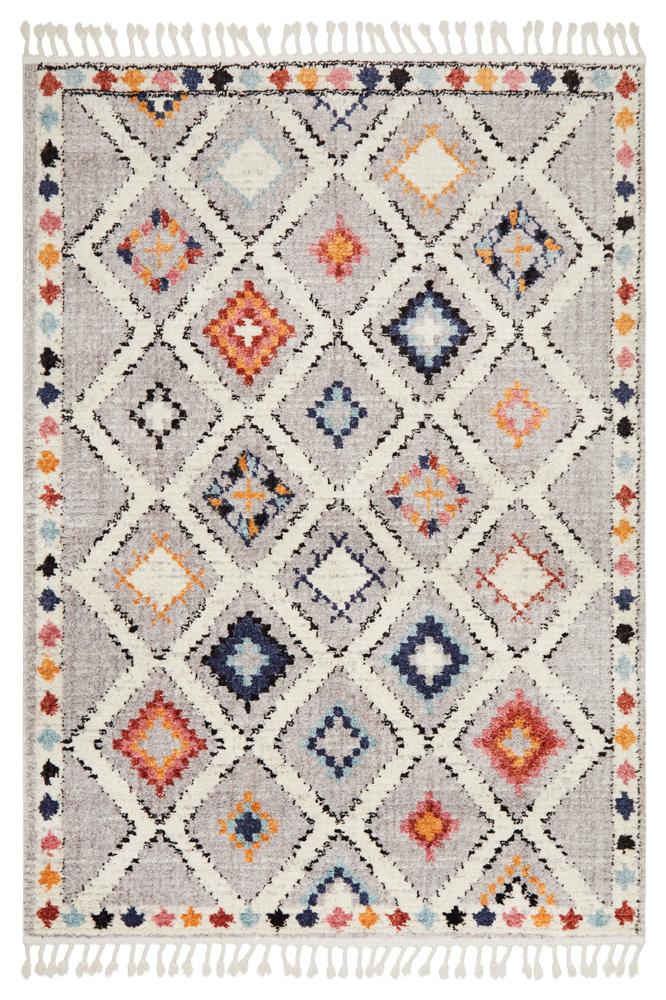 Tarfaya Moroccan Inspired Berber Grey Rug