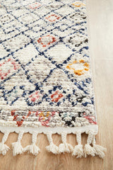 Tarfaya Moroccan Inspired Berber Multi Diamond Rug