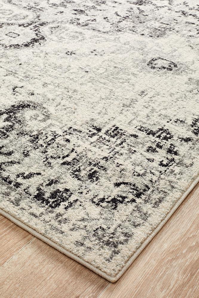 Treasury Transitional Charcoal Rug