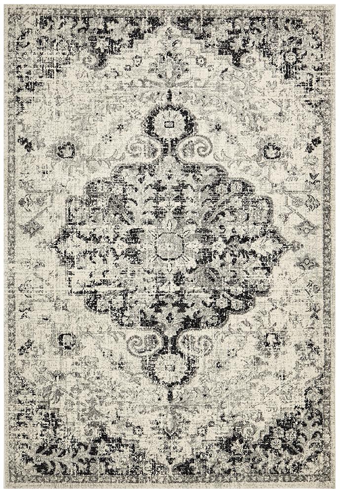 Treasury Transitional Charcoal Rug