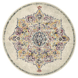 Treasury Kendall Bone Round Transitional Rug