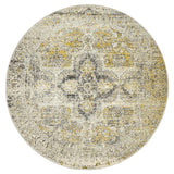 Treasury Wesley Silver Round Transitional Rug