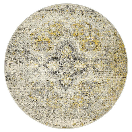 Treasury Wesley Silver Round Transitional Rug