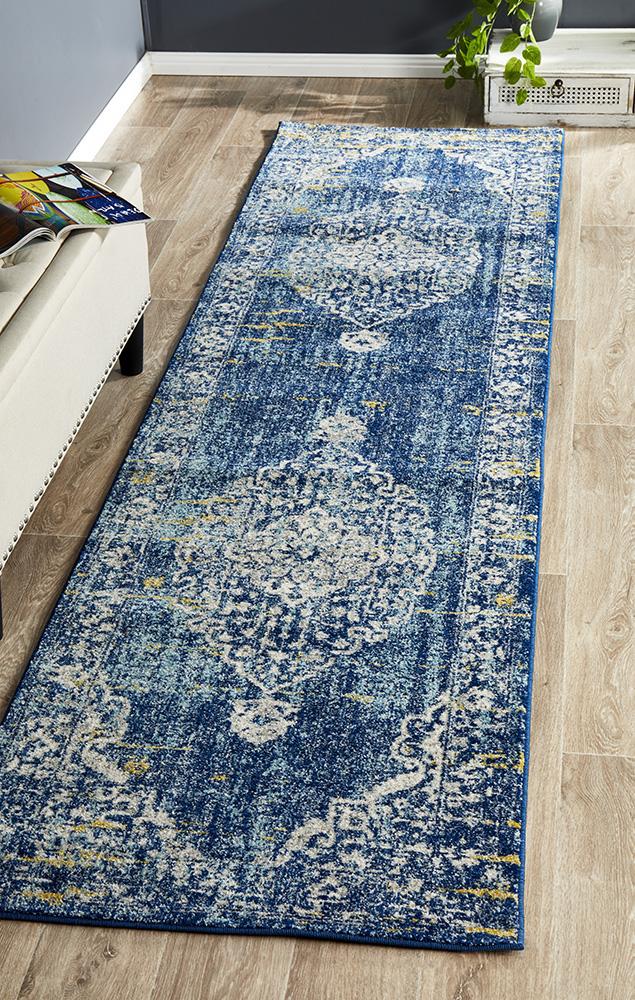 Treasury Wilson Navy Transitional Rug