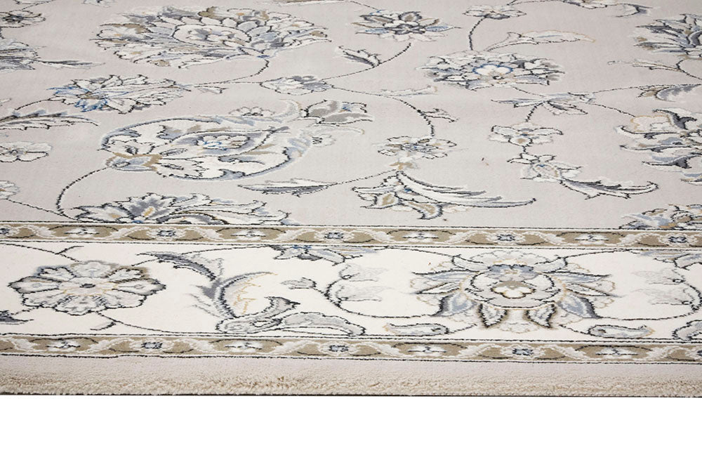 Traditional Nain Inspired Rug | Dusk Floral