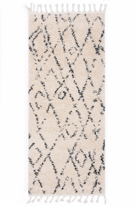 Moroccan Tribal Berber Beni Ourain Inspired Rug | Kalif