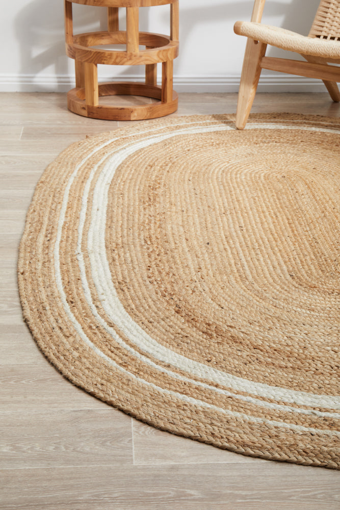 Byron Golden Natural Jute Oval Rug – Lost Design Society