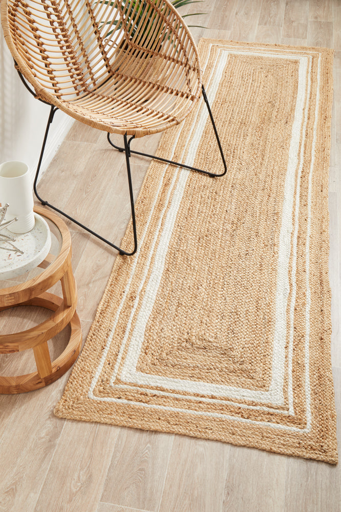 Byron Golden Natural Jute Rug