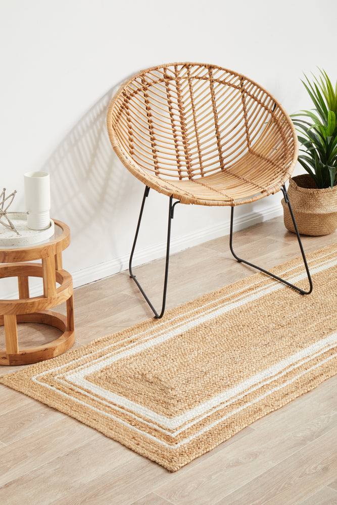 Byron Golden Natural Jute Rug