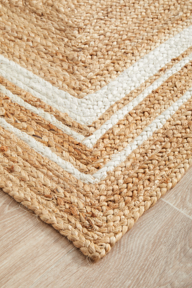 Byron Golden Natural Jute Rug