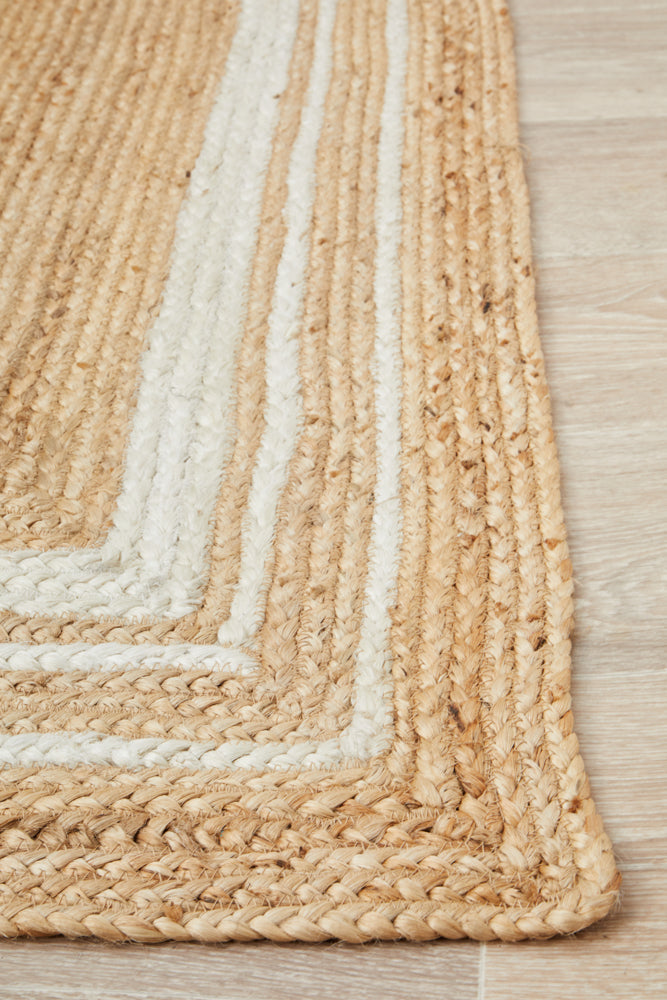 Byron Golden Natural Jute Rug