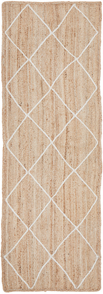 Byron Geo Golden Natural Jute Rug