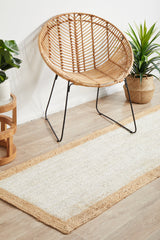 Byron White Natural Jute Rug