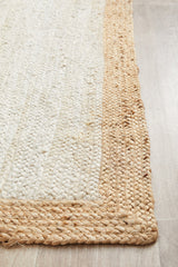 Byron White Natural Jute Rug