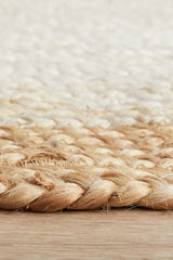 Byron White Natural Jute Rug