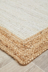 Byron White Natural Jute Rug