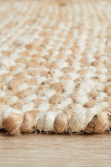 Byron Diamond Natural Jute Rug