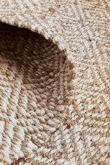 Byron Diamond Natural Jute Rug