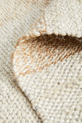 Byron Striped Natural And White Jute Rug