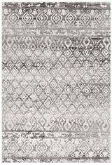 Paradise Dark Grey Tribal Transitional Rug