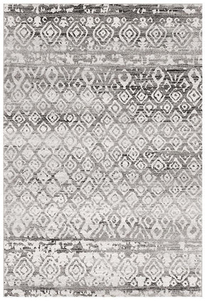 Paradise Dark Grey Tribal Transitional Rug - Lost Design Society