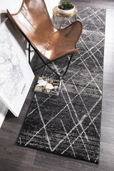 Paradise Charcoal Contemporary Transitional Rug