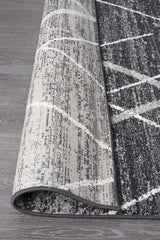 Paradise Charcoal Contemporary Transitional Rug