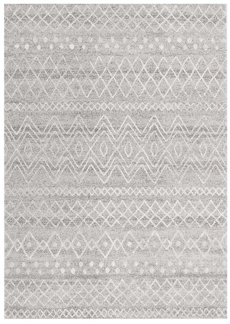 Paradise Grey Rustic Tribal Transitional Rug