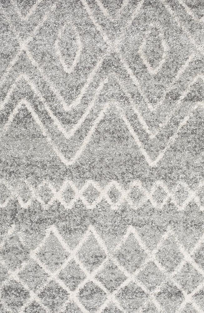 Paradise Grey Rustic Tribal Transitional Rug