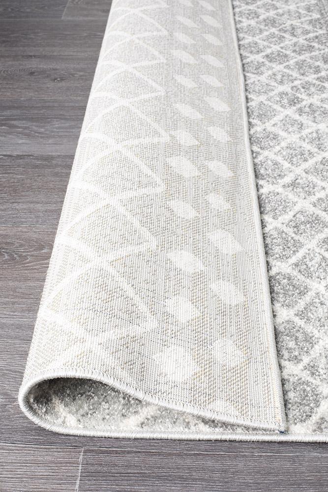 Paradise Grey Rustic Tribal Transitional Rug