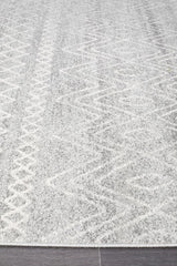 Paradise Silver Tribal Transitional Rug