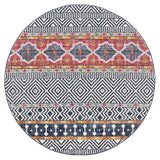 Paradise Multi Tribal Round Transitional Rug