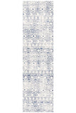 Paradise White Blue Rustic Transitional Rug